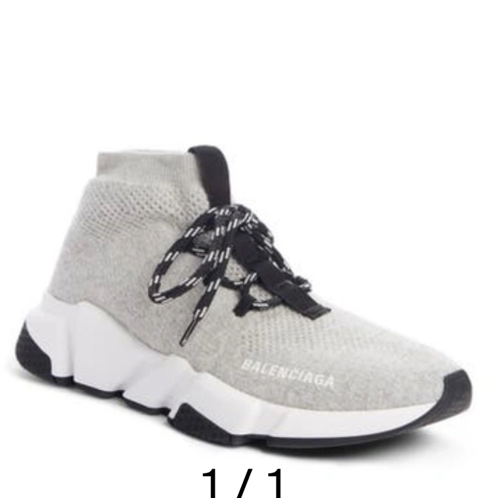 Balenciaga lace up speed trainers
